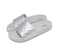 Skechers Arch Fit Hyper Slide Silver Women Slip On Casual Sandal 141711-SIL