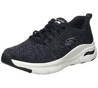 Skechers Arch Fit Infinite Adventure, Scarpe da Ginnastica Basse Donna, Nero, 36 EU