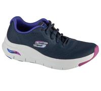 Skechers Arch Fit Infinity Cool, Scarpe sportive Donna, Navy Mesh Purple Trim, 37.5 EU