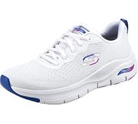 Skechers Arch Fit Infinity Cool, Sneaker Donna, Bianco White Mesh Multi Trim, 36 EU