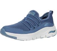 Skechers Arch Fit Lucky Thoughts, Sneaker Donna, Blu Blue Navy, 36 EU