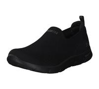 Skechers Arch Fit Refine Don't Go, Sneaker Donna, Black Heathered Knit, 38.5 EU