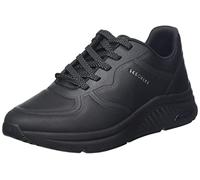 Skechers Arch Fit S-miles Mile Makers, Scarpe da ginnastica Donna, Black Duraleather Hot Melt Trim, 37.5 EU