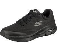 Skechers Arch Fit, Scarpe da Ginnastica Uomo, Black Textile Synthetic Trim, 42 EU