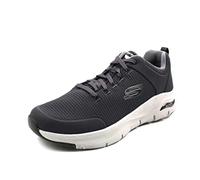 Skechers Arch Fit-Titanio, con Lacci Uomo, Carbone, 45 EU