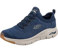 Skechers Arch Fit Waveport, Scarpe da ginnastica Uomo, Rivestimento In Rete Blu Navy, 45 EU