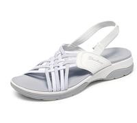 Skechers Archfit Reggae Sport hometown da donna, bianco/grigio., 38 EU