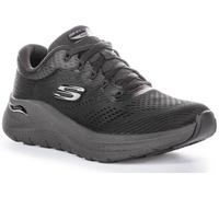 SKECHERS Arco Fit 2.0 Grande League Intersuola Ginnastica Tutti Nero Donna UK 3
