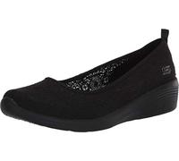 Skechers Arya - Airy Days, Ballerine Donna, Nero, 38 EU