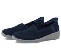Skechers, Arya Sweet Voice, Mocassini da donna senza lacci, Navy, 7.5