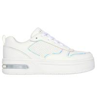 Skechers Bambina Court Hi-Air Sneaker in Bianco, Taglia 28