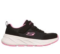 Skechers Bambina Edgeride - Smooth Journey Sneaker in Nero/Rosa, Taglia 31, Lavabile in lavatrice