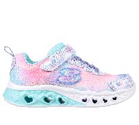 Skechers Bambina Flutter Heart Lights - Simply Love Sneaker in Lavanda, Taglia 28.5