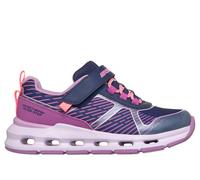 Skechers Glide-Step + Sprint Lines - Sneaker da Ragazza, Blu Navy, Sintetiche/Multi Trim, Taglia 42