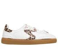 Skechers Bambina Hotshot - Leopard Fame Sneaker in Bianco/Leopardo, Taglia 36.5