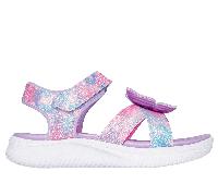 Skechers Bambina Jumpsters Sandali - Butterfly Brights in Lavanda, Taglia 34