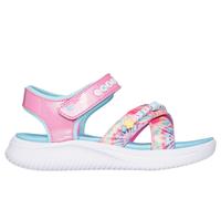Skechers Bambina Jumpsters Sandali - Tie Dye BFFs in Rosa, Taglia 34
