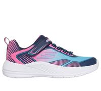 Skechers Bambina Microspec Advance - Oasis Point Sneaker in Blu Navy Blue , Taglia 32, Lavabile in lavatrice