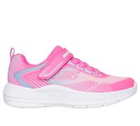 Skechers Bambina Microspec Advance - Oasis Point Sneaker in Rosa Fluo, Taglia 27.5, Lavabile in lavatrice