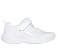 Skechers Bambina Microspec Advance Sneaker in Bianco, Taglia 33.5, Lavabile in lavatrice