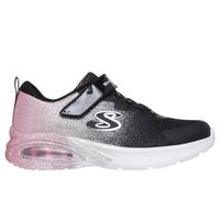 Skechers Bambina Microspec Max Advance - Glitz Gala Sneaker in Nero/Rosa Oro, Taglia 28