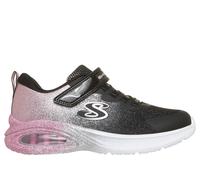 Skechers Bambina Microspec Max Advance - Glitz Gala Sneaker in Nero/Rosa Oro, Taglia 29