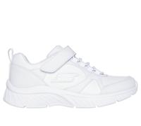 Skechers Bambina Microspec Plus - School Sweets Sneaker in Bianco, Taglia 33.5, Lavabile in lavatrice