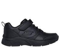 Skechers Bambina Microspec Plus - School Sweets Sneaker in Nero, Taglia 28.5, Lavabile in lavatrice