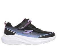Skechers Bambina Microspec Velocity Sneaker in Nero, Taglia 28.5, Lavabile in lavatrice