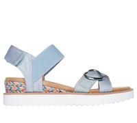 Skechers Bambina Miss Desert HI Sandali in Denim Chiaro, Taglia 29