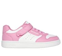 Skechers Bambina Quick Street - Style Stride Sneaker in Rosa/Bianco, Taglia 27, Lavabile in lavatrice