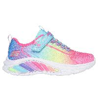 Skechers Bambina Rainbow Cruisers Sneaker in Turchese, Taglia 32