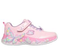 Skechers Bambina S-Lights: Butterfly Bliss Sneaker in Rosa Chiaro, Taglia 28