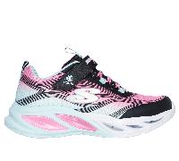 Skechers Bambina S-Lights: Cosmic Glow Sneaker in Nero, Taglia 27.5