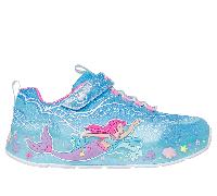 Skechers Bambina S-Lights: Mermaid Dreams Sneaker in Blu, Taglia 28.5