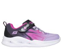Skechers Bambina S-Lights: Sola Glow - Color Breeze Sneaker in Nero, Taglia 33