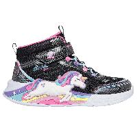 Skechers Bambina S-Lights: Unicorn Chaser - Jumping Magic Shoes in Nero, Taglia 30