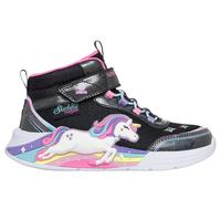 Skechers Bambina S-Lights: Unicorn Chaser - Jumping Magic Shoes in Nero, Taglia 33.5