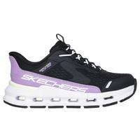 Skechers Bambina Slip-ins: Glide-Step - Vista Lane Sneaker in Nero/Porpora, Taglia 36.5, Lavabile in lavatrice