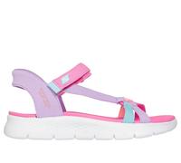 Skechers Bambina Slip-ins: GO WALK Flex Sandali - Lots Of Sol in Multicolore, Taglia 32