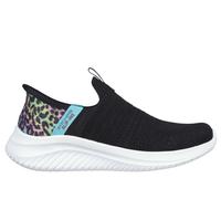 Skechers Bambina Slip-ins: Ultra Flex 3.0 - Colory Wild Sneaker in Nero, Taglia 32