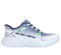 Skechers Bambina Slip-ins: Wave 92 - Sparkle Sprint Sneaker in Blu Chiaro, Taglia 31, Lavabile in lavatrice