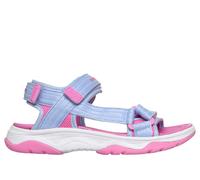Skechers Bambina Tread Seeker Sandali in Lavanda/Rosa, Taglia 35, Lavabile in lavatrice