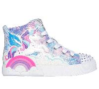 Skechers Bambina Twinkle Magic Sneaker in Lavanda, Taglia 32