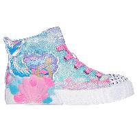 Skechers Bambina Twinkle Toes: Seashell Magic - Mermaid Sea Sneaker in Blu, Taglia 30
