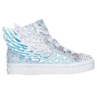 Skechers Bambina Twinkle Toes: Twi-Lites 2.0 - Dreamy Wings Sneaker in Blu Chiaro, Taglia 29