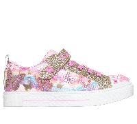 Skechers Bambina Twinkle Toes: Twinkle Sparks - Butterfly Sky Sneaker in Rosa, Taglia 26