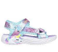 Skechers Bambina Unicorn Dreams - Majestic Bliss Sandali in Porpora/Multicolore, Taglia 36