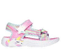 Skechers Unicorn Dreams Sandal, Bassi Bimba 0-24, Pink, 19 EU