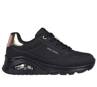 Skechers Uno Gen1 Shimmer Away, Scarpe sportive Bambine e ragazze, Black Synthetic Black Trim, 33.5 EU